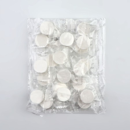 Dressed, pressed napkins, set - 20 pcs, 20 × 22 cm, white color-5
