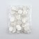 Dressed, pressed napkins, set - 20 pcs, 20 × 22 cm, white color