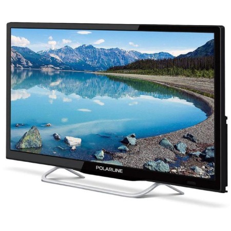 TV POLARLINE 24PL51TC-SM, 24 ", 1366x768, DVB-T2/C, 2XHDMI, 1xUSB, Smarttv, black-1