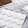Furniture round tundra, d = 18 mm, 32 pcs., Polymer, white