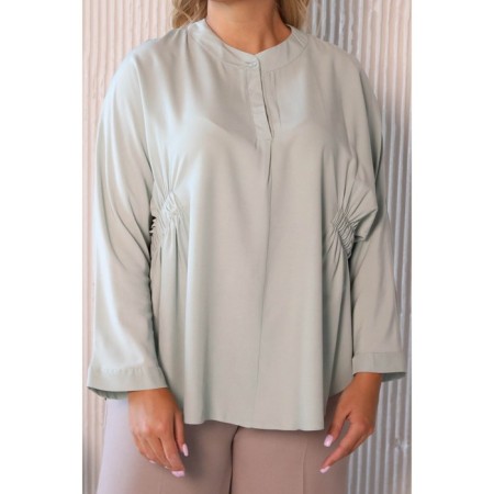 Female blouse, size 50, mint color-12