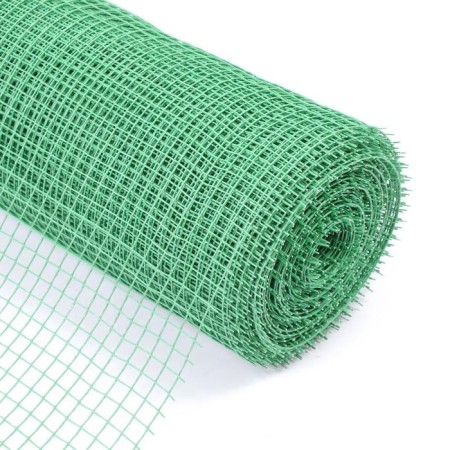 Garden grid, 1 × 20 m, rhombus cell 15 × 15 mm, plastic, green, Greengo-5