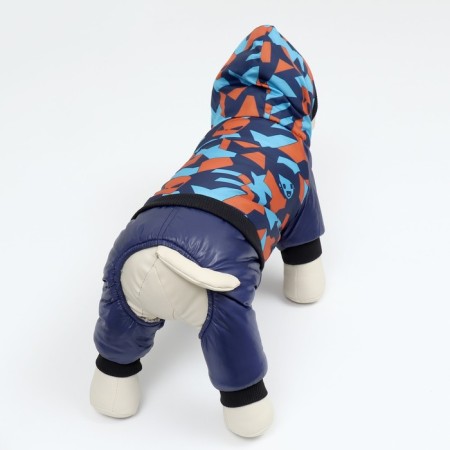 Dogs for dogs on a fur lining with a hood, size XL (DS 35, Osh 36, OG 48 cm)-5
