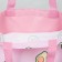 Chopper for children for a girl "Avocado", without a zipper, without lining, pink color