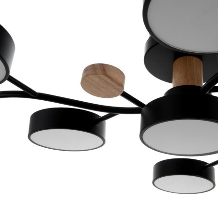Chandelier 1316/7bk LED 168W 3000-6000K black 74x74x17 cm Bayerlux-5