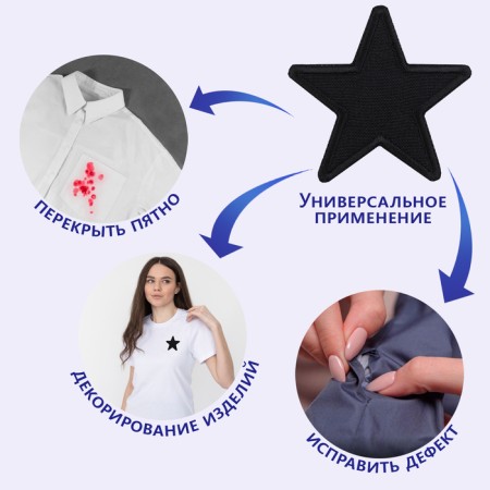 Thermal appliance "Star", 6 × 5.9 cm, black color-4