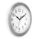 Watch Wall Interior "Classics", silent, D-30 cm, rim transparent silver
