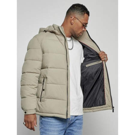 Sports male winter, size 58, light green color-12