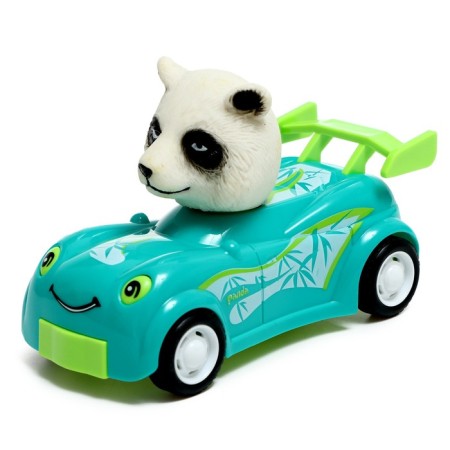 The inertial "animals" car, the head flies out when hit, mix-7