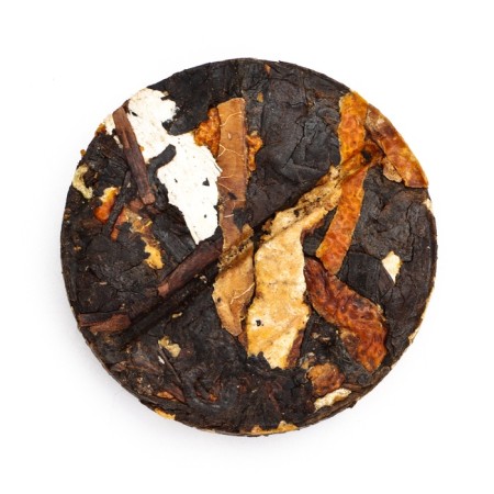 Chinese sustained black tea "Shu puer with tangerine zest", 250 g, Yunnan-3
