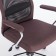 Office armchair Brabix "Flight ex-540", chrome, fabric, mesh, brown