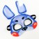 Carnival mask "Night nightmare. Rabbit "