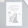 Plastic stencil "Wedding" 16x24 cm