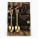 Tablespoons New Year's teaspoon with a molding pen “New Year: the magic around us”, 11 x 2.1 cm