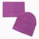 Children's cap KAFTAN with snood, rr 50-54, purple