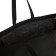 Beach bag without fastening, black color