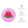 Children's ball "watermelon", d = 22 cm, 60 g, color mix