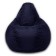 The hand-bag “pear” is positive, size l, diameter 80 cm, height 100 cm, oxford, dark blue color