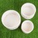 Set of wooden pots, round 23x17x11cm