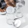 Set for glass spices on the stand "Modern", 17.5 × 8 × 18 cm, 90 ml, 4 × 9.5 cm, 8 pcs