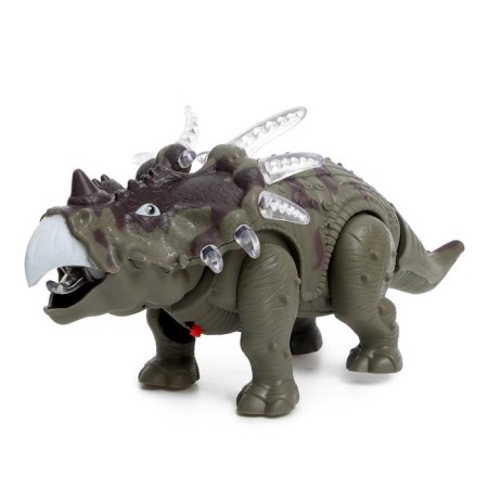 Triceratops dinosaur, works on batteries, light and sound effects, mix-5