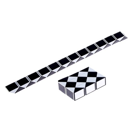 Puzzle "snake", black color-5