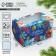 Folding box with bilateral application "Happy New Year" 16 x 10 x 10 cm, New Year