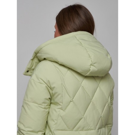 Winter jacket female, size 50, light green color-13