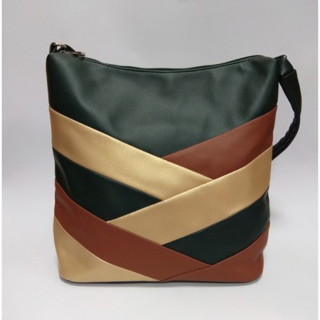 Female lana bag Green-gorchita-chocolate-2