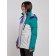 Ski jacket female winter, size 42, dark green color