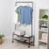 Valencia 32m clothing stand, 91.5 × 30 × 162 cm, black color