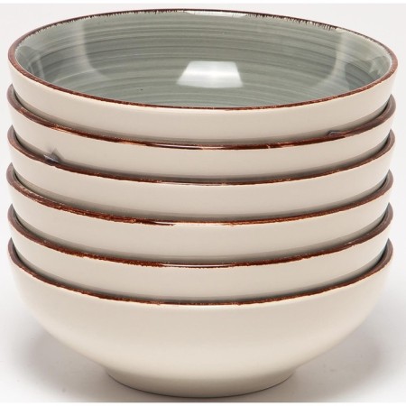 A set of deep plates of Elrington “Airgraph. Light graphite ", 18 cm, 6 pcs-2