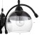 Asson lamp 3he27 40w Black 51x51x60 cm Bayerlux