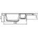 Kitchen carrier made of Florentina "Lipsi-780k", 780x510 mm, Shampan