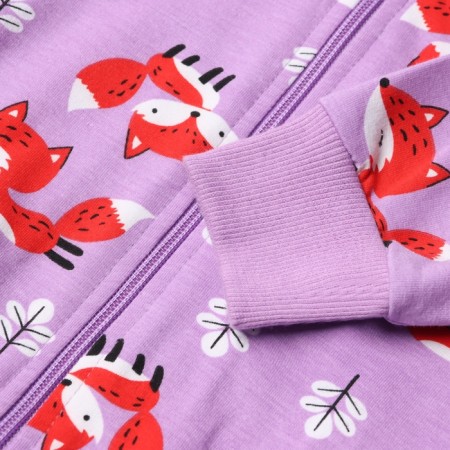Sweatshirt for girls, lilac color, height 98 cm-2