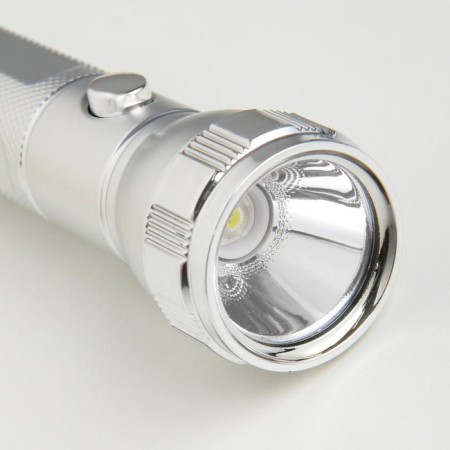 Manual battery, 2 watts, 120 lm, 1800 mAh, 8 hours of autonomous work, USB, 2 modes-4
