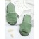 Women's slippers open nose, size 39-41, emerald color