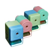 Mechanical sharpener with container 