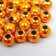 Beads for creativity plastic "gold" set of 20 g 1x1 cm
