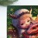 The desktop calendar "Child with the Dragon", 20.8 x 9.6 cm