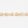 Earrings with “Bloom” rhinestones, light, colored squares in gold