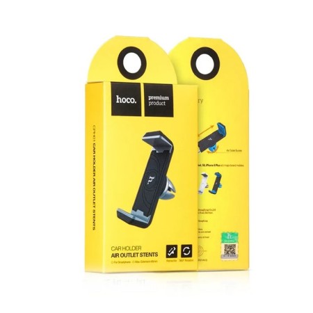 Holder for a smartphone in the Hoco CPH01 auto, rotary, 4.5-6 ", grip up to 85 mm, white-gray-3