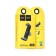 Holder for a smartphone in the Hoco CPH01 auto, rotary, 4.5-6 ", grip up to 85 mm, white-gray