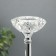 Summary metal, glass per 1 candle "Crystal bowl" d = 5 cm silver 9x9x20.5 cm