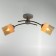 Jina chandelier 2XE27 40W white-gold 65x25x25 cm Bayerlux