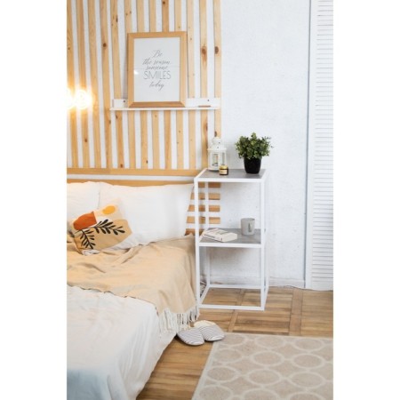 Shelving 2, 400x400x782, White Muar/Metropolitan Gray-2