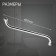 Pour for the Zein mixer, S-shaped, along the axis 40 cm, plastic aerator, mesh metal