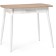 Wooden Revari table Metal, Eureka/White 60x90x76 cm