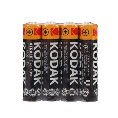 Alkalin battery Kodak Xtralife, AAA, LR03-4S, 1.5V, spike, 4 pcs.-1