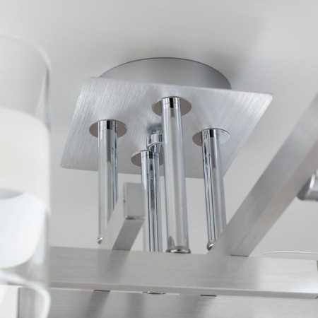 Ceiling Citilux “Virta” CL139260, 86x40x18.5 cm, 6x60W, E14, Gray color-2